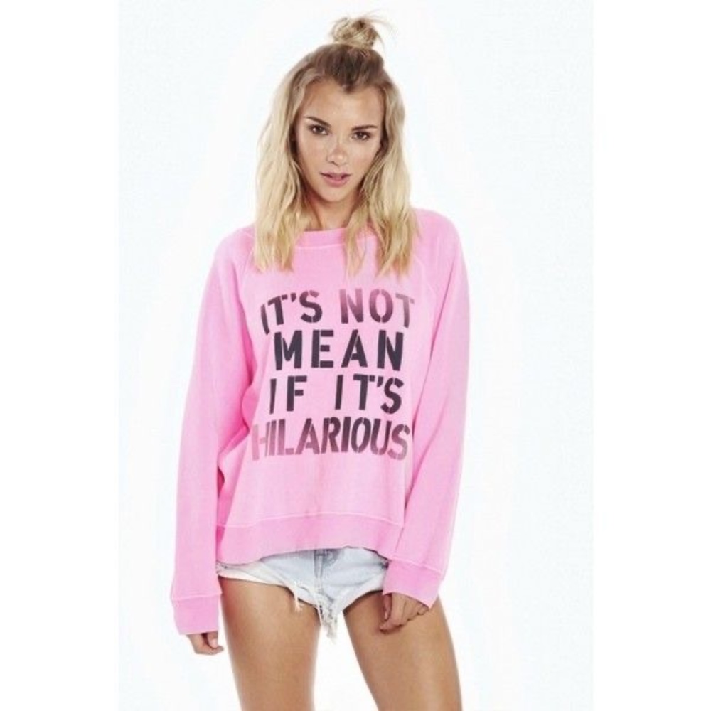WILDFOX Pink Sweater